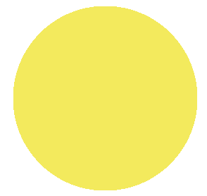 0.75 Yellow Round Thermal Transfer